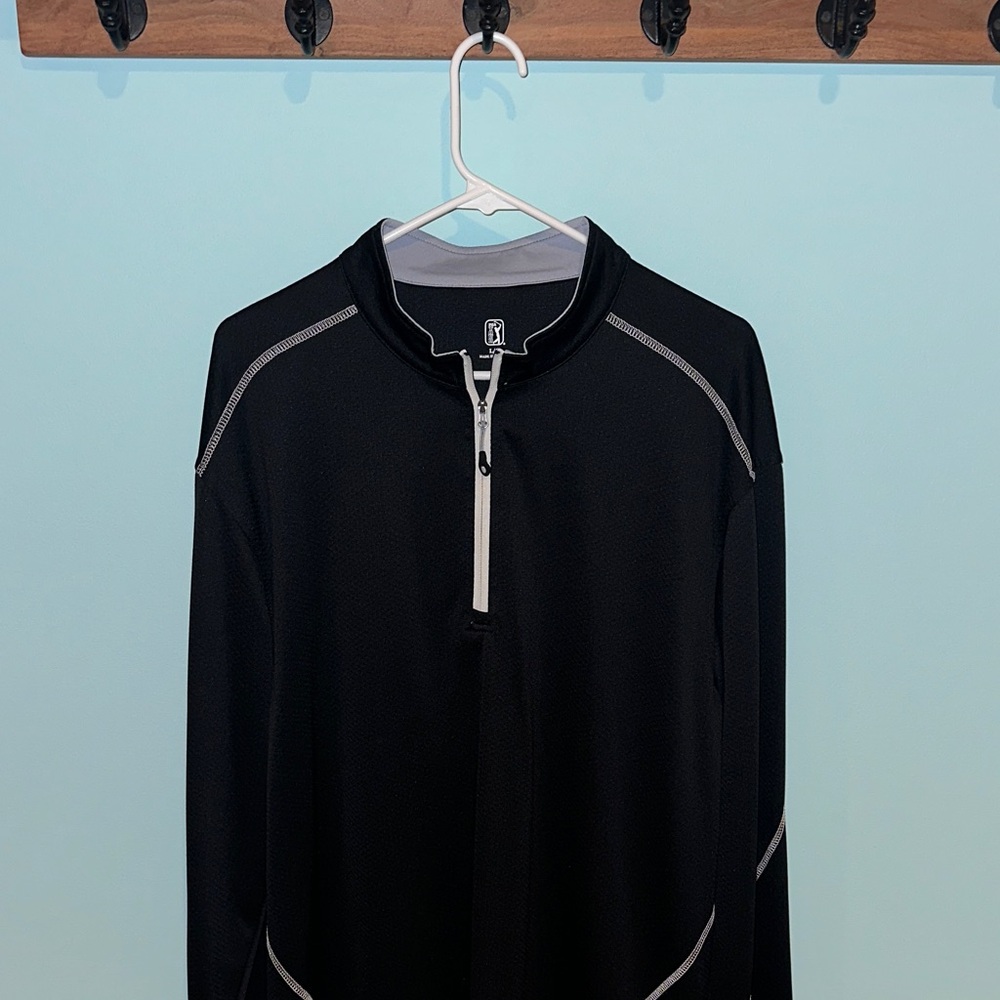 PGA Tour Black Quarter-Zip
